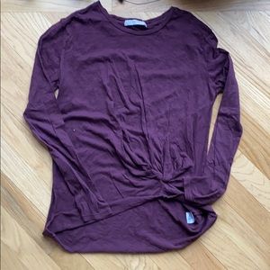 Stateside twist front long sleeve